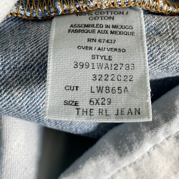 VINTAGE Polo Jean Company Straight Leg- Size 6 - Picture 8 of 8